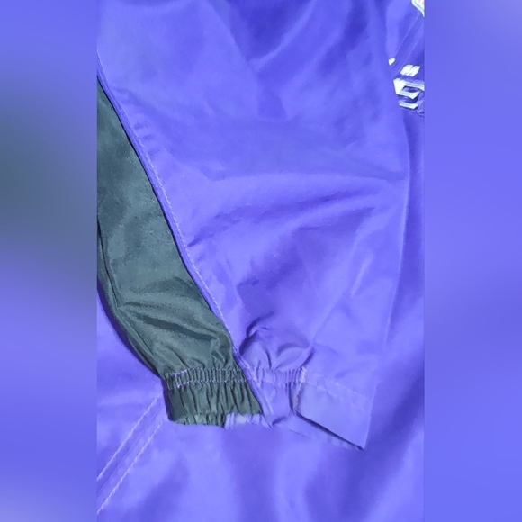 NFL EUC YOUTH  SIZE LARGE 14-16 BALTIMORE RAVEN LINED WINDBREAKER - Picture 4 of 9